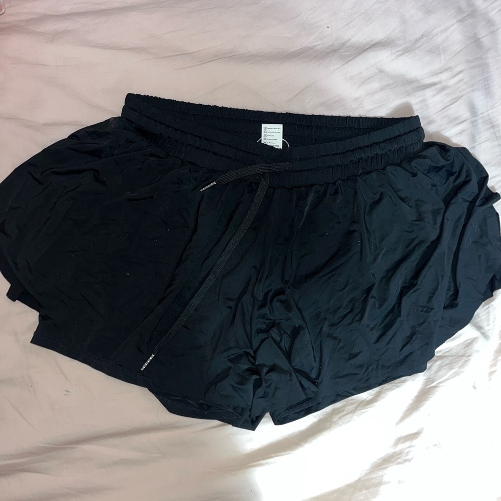 Flowy Black Women's Shorts